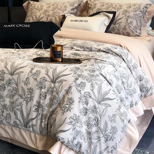 Mark Cross秋冬鎏金绒磨毛四件套加厚全棉纯棉被套轻奢风保暖床品 商品图1