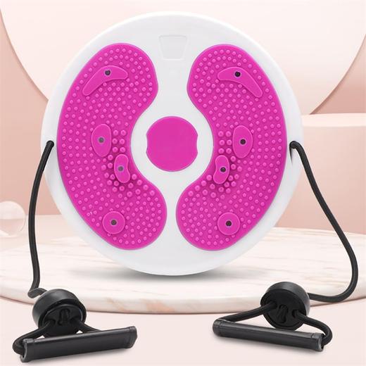 拉绳半月扭腰盘 27.5cm锻炼健身器材 塑性锻炼运动扭转 加固防滑底盘 商品图3