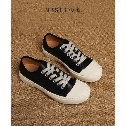 BESSIEIE复古软底休闲鞋 商品图1