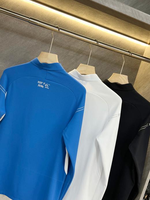 点此购买 万星威冬季男士高尔夫系列加绒半拉链打底衫 ss 338156 商品图5