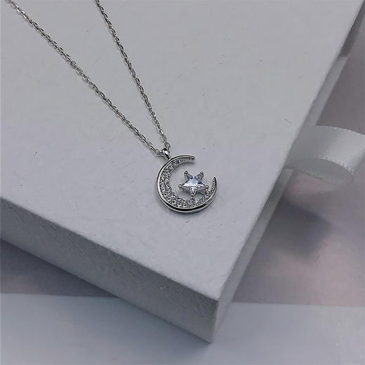 星月设计款925纯银系列项链纪念日百货门店同款160646644 商品图0