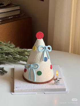 圣诞帽蛋糕