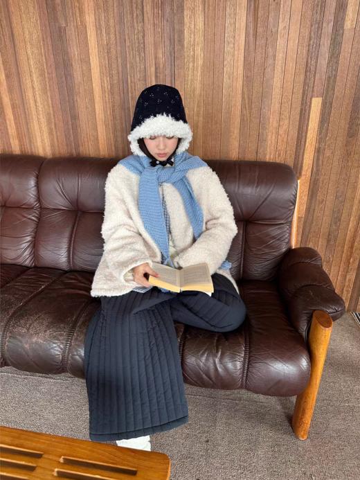 nothe Case布然/NC2548017/「丘山暮冬」温暖格纹九分绗棉裤 商品图3