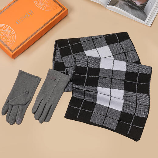 ELSYALN艾丝雅兰 A-ZH2030鸿运围巾手套套装 商品图0