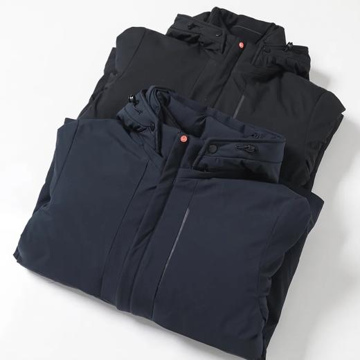 D121821三合一轻商务男士冬季连帽90%白鹅绒中长款羽绒服外套 商品图4