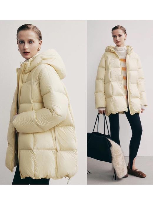 一店d 𝐉𝐍𝐁𝐘江南布衣亲子羽绒服‼️‼️ 官方爆款🔥版型真的好看炸了！！填充95白鹅🦢绒 是的 实物超蓬 关键是版型  中长微茧又轻又利落 江南原厂货 商品图5