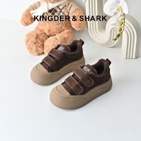 经典鲨2025年冬季专柜新品圆头羊羔绒厚底保暖棉鞋雪地靴女KW316-558101