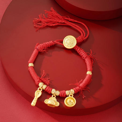 【2026年转运红手绳系列合集】 新年佩戴更添祥瑞 | 本命年守护转运招财生肖守护新年喜庆红手链 首饰饰品配饰 多款入 商品图4