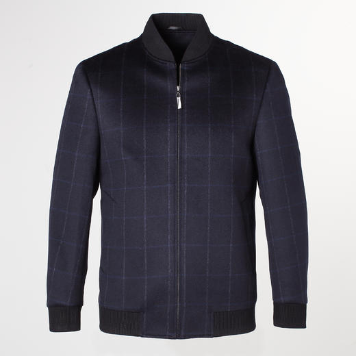 Marco Azzali 藏青色棒球领夹克 JJ57106A1 商品图0