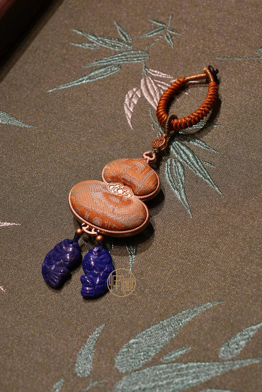 双面葫芦配青金石小雕件挂件 商品图1