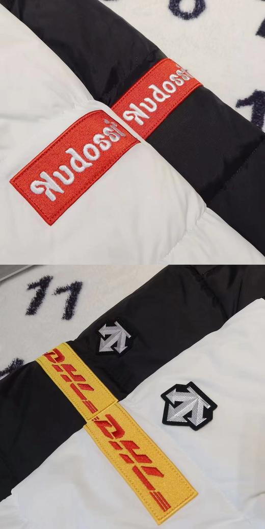 D121827冬季联名款国家队多标羽绒服外套男女同款 商品图8