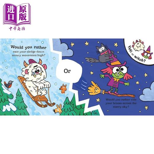 【中商原版】你更爱的可能是节日 Would You Rather Halloween 英文原版 儿童绘本 亲子互动图画书 插图色彩鲜艳 进口童书2岁+ 商品图1