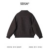 SDSA男士秋冬新款痞帅男装老钱风PU皮翻领夹克外套百搭时尚复古 商品缩略图4
