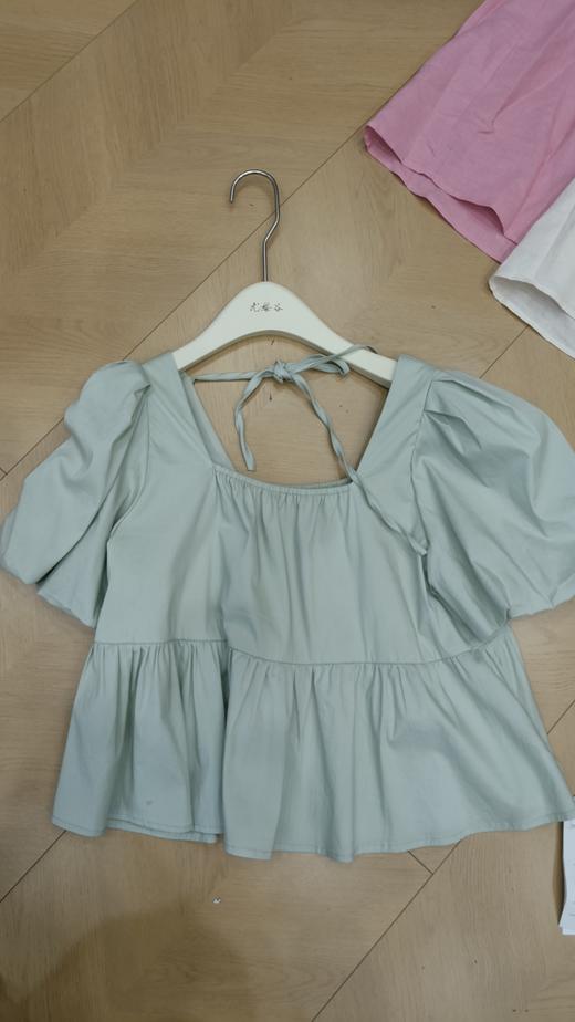 【直播专供款】ENJOY夏季方领后系带小衫 154094513 商品图0