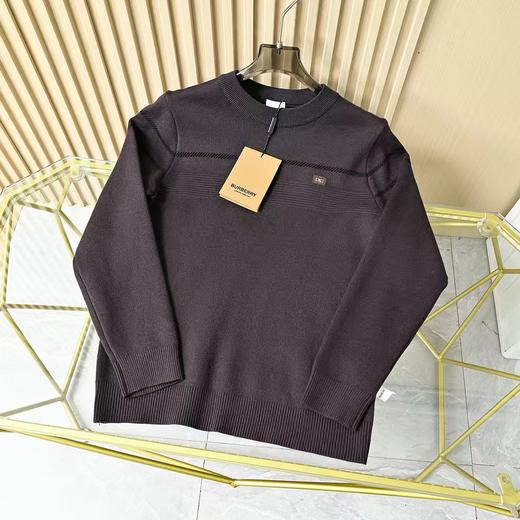 芭宝莉2025冬季男士圆领加绒加厚针织毛衣打底衫！ 商品图1