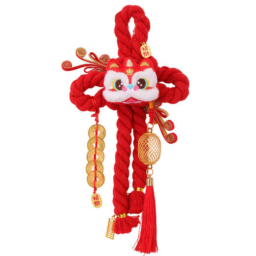 【马年专属万字结 紫定发财】2026新年装饰挂件中国结入户款 马年元旦过年布置 新春喜庆门挂  大小号可选 商品图6