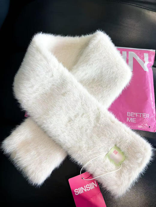 正品尾货包装全。SIINSIIN毛绒亲子围巾，大人孩子都能用 商品图5