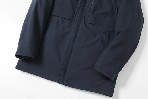 D121821三合一轻商务男士冬季连帽90%白鹅绒中长款羽绒服外套 商品图14