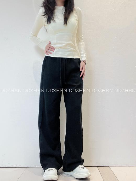 山羊绒蚕丝阔腿裤，上身即享舒适慵懒感，秋冬穿搭高级又自在 商品图0