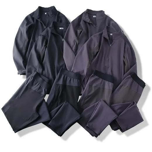 黑色胶盒保暖套装 加绒小立领贴身舒适保暖打底内层！暖绒内里 贴身更舒适！平替 商品图3