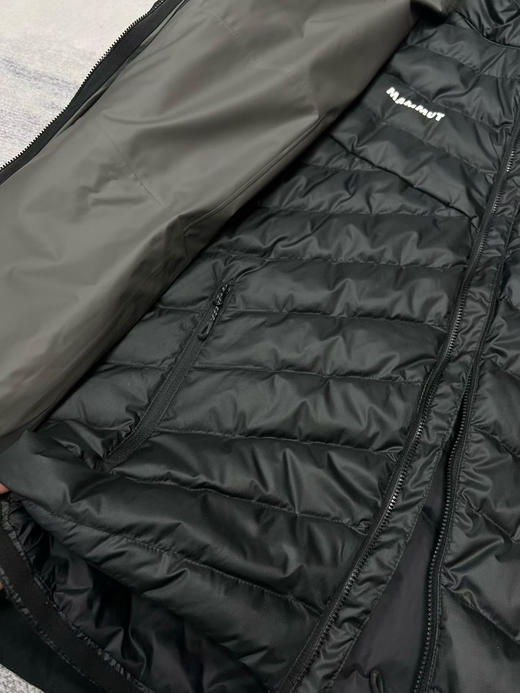 原单正品 MAMMUT猛犸象 三合一羽绒冲锋衣，正品越南原产

黑色S M L XL XXL（偏大） 商品图6