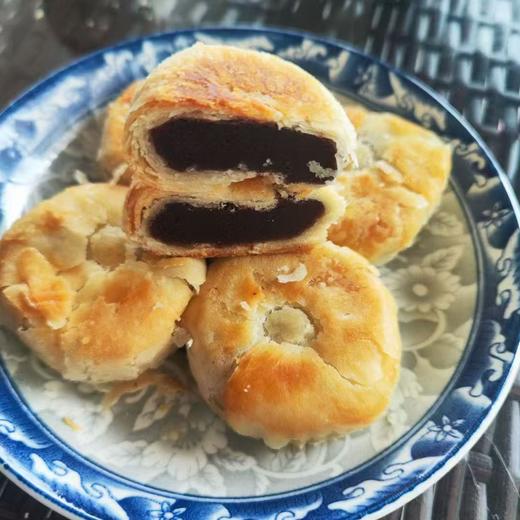 胡麻匠人章亚芬手作  有机配料  无化学添加  纯素  红豆素饼（8枚/380g） 商品图1