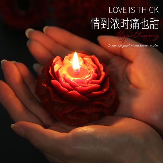 【年末亏本清仓 低温调情】牡丹花-红色低温蜡烛 情趣sm 商品图2