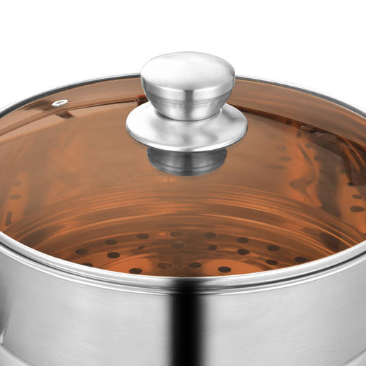 EFULLOT 伊弗勒 EFSS-S006星辰不锈钢汤蒸锅 26cm(含1个蒸屉) 商品图1