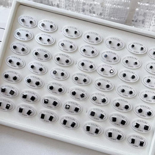 日常简约精致锆石元素银针耳环-纪念日百货门店同款167097887 商品图4