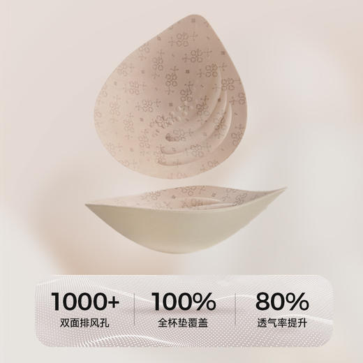 【草本初色山茶花反重力提拉内衣 宽闪】W果冻条温柔提拉 花瓣呼吸杯稳稳支撑AA 商品图3