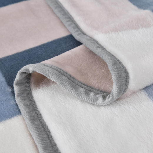 faunen芳恩 FN-T9003-1简约风尚貂绒毯 200×230cm 简约格 商品图3