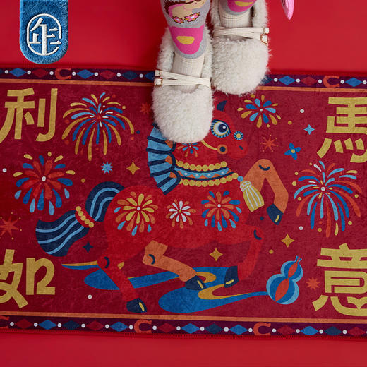 年衣入户门地毯冬新款原创设计利马如意地毯 商品图3