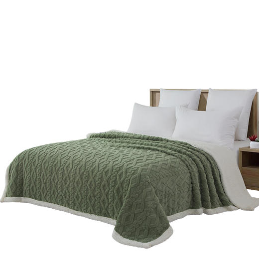 faunen芳恩 FN-T9021塔芙绒双层多用毯 150×200cm 商品图0