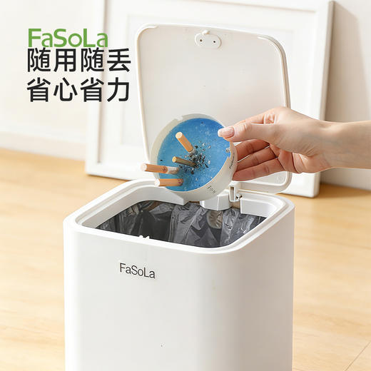 FaSoLa烟灰缸自带灭烟沙一次性烟灰缸泥清洁剂办公室便携家用一次性发泡烟灰缸 商品图7