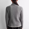 【秒杀价已调 直接拍】COS 修身版 美丽诺 罗纹烟囱领 羊毛针织衫（不是薄款） 商品缩略图1