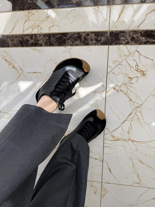 1210-4 免代 lew升级版/王一博杨幂2.0德训鞋女26款休闲平底芭蕾舞阿甘鞋 商品图0