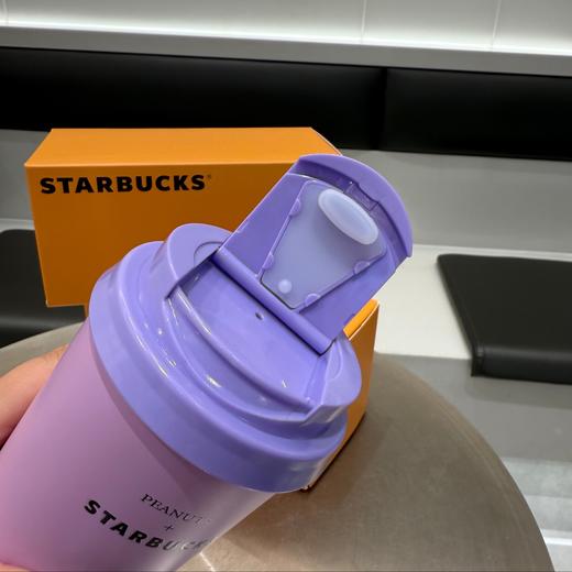 星巴克2025联名史努比抹香紫浮雕吸管杯 容量：500ml 材质：304不锈钢 商品图4