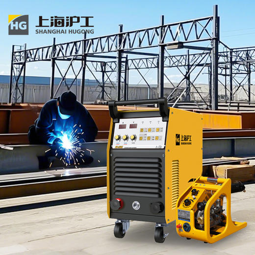 上海沪工NB-350E二保焊机380V工业级分体式有气无气保焊机手工焊，适配PANA-350焊枪。 商品图3