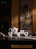 新品 | 富玉 景德镇玲珑陶瓷茶具旅行户外便携茶具满庭芳菲一壶四杯 商品缩略图0
