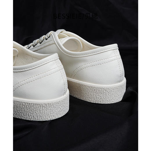 BESSIEIE百搭透气饼干鞋休闲舒适小白鞋 商品图3
