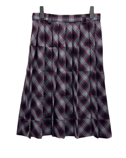 女款格纹百褶半裙ho017 商品图0