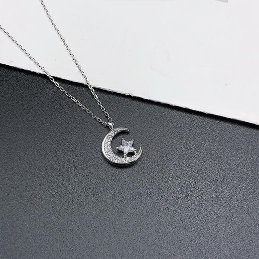 星月设计款925纯银系列项链纪念日百货门店同款160646644 商品图2