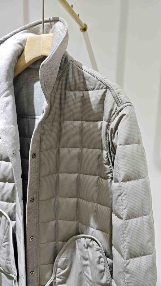 58038G衬衫领长款鹅绒服 商品图11