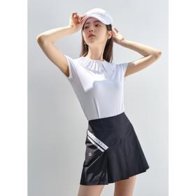 FL家女士印花斜纹百褶裙W821713-60