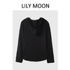 LILY MOON稀土蚕丝羊毛连帽长袖打底衫 商品缩略图3