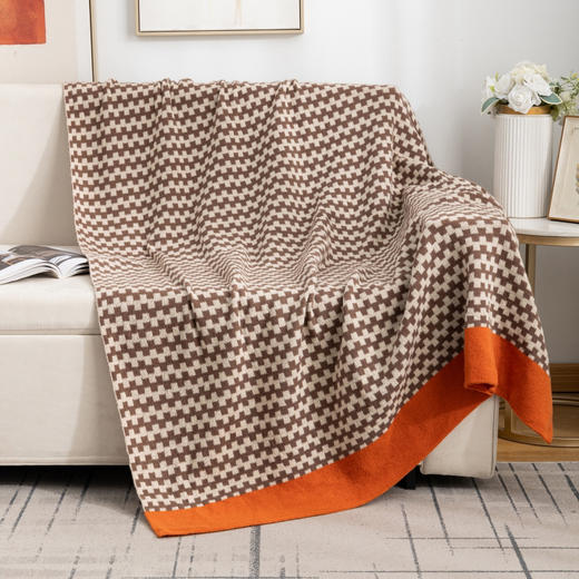 faunen芳恩 FN-T9019多功能针织毯  130×170cm 商品图3