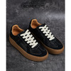 BESSIEIE爆款法国进口皮厚底休闲德训鞋 商品缩略图3