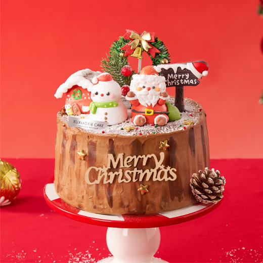 【莫拉小镇】车厘子草莓巧克力蛋糕 商品图0