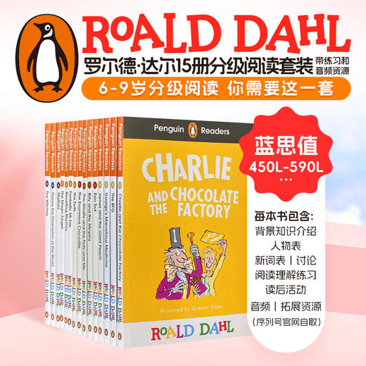 【中商原版】Magic Tree House神奇树屋第一季1-34套装 企鹅阅读分级指导罗达尔系列15册套装 Penguin Readers Roald Dahl 英文原版 小初文学 商品图5