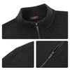 【7A抗菌/加绒/含羊毛】柒牌男士开襟毛衫时尚休闲立领针织衫毛衣 商品缩略图3